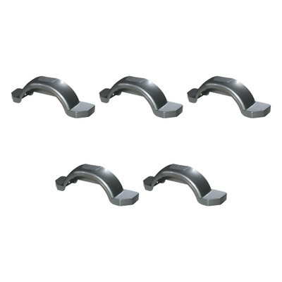 Fulton (5-Pack) Trailer Fender, 14 Inch Tire Size, Silver