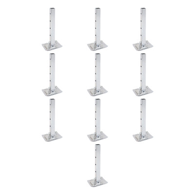 BULLDOG (10-Pack) Trailer Jack Accessory, 8K Dropleg & Pin