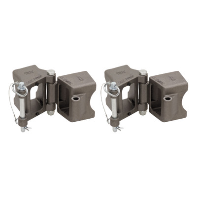 Fulton (2-Pack) Fold-Away Hinge Kit, Weld On, 9,000 lbs. Capacity, 3 Inch x 5 Inch