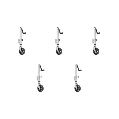 Fulton (5-Pack) XLT® Marine Trailer Jack, 1,500 lbs. Lift Capacity, Sidewind, Weld-On Side Mount, 12 Inch Travel