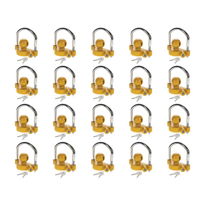 Reese Towpower (20-Pack) Trailer Coupler Lock, Universal Fit, Display Card