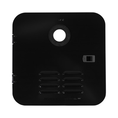 Girard RV Water Heater Door Installation Kit - 6 Gallon (Suburban) , Black #2GWHDB