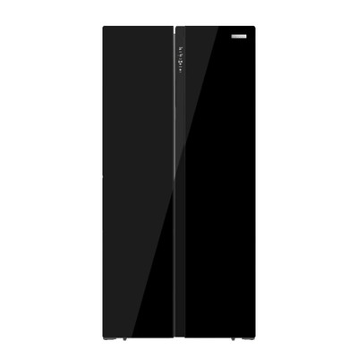 Furrion Arctic 16 cu. ft. 12V Side-by-Side Residential-Style Refrigerator - Black Glass #FCR16DCASA-BG