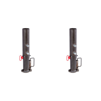 CURT (2-Pack) 2-5/16" Adjustable Gooseneck Coupler, 30K