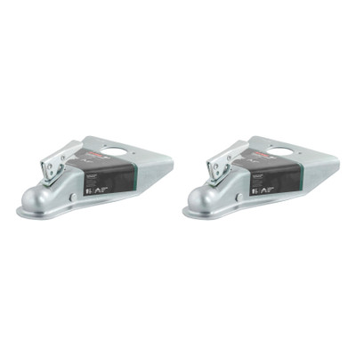 CURT (2-Pack) 2" A-Frame Coupler with Posi-Lock (5,000 lbs, Zinc)