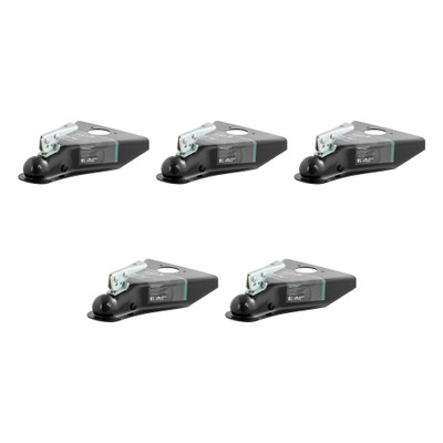 CURT (5-Pack) 2" A-Frame Coupler with Posi-Lock (5,000 lbs, Black)
