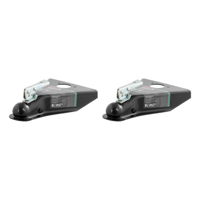 CURT (2-Pack) 2" A-Frame Coupler with Posi-Lock (5,000 lbs, Black)