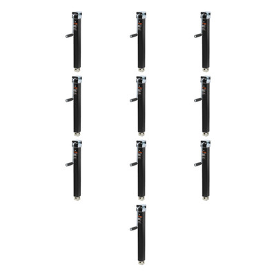 CURT (10-Pack) Direct-Weld Square Jack with Side Handle (5,000 lbs, 15" Travel)