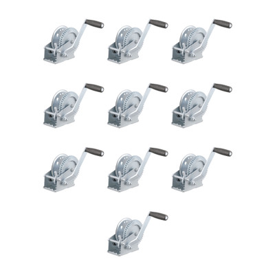 CURT (10-Pack) Hand Crank Winch (1,200 lbs, 7-1/2" Handle)