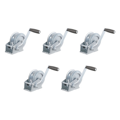 CURT (5-Pack) Hand Crank Winch (1,200 lbs, 7-1/2" Handle)