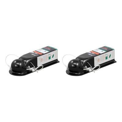 CURT (2-Pack) QuickPin No-Latch 2" Trailer Coupler (2" Channel, 3,500 lbs)