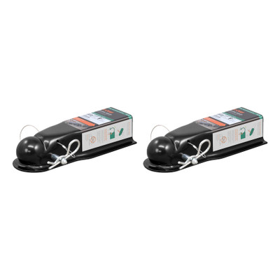 CURT (2-Pack) QuickPin No-Latch 2" Trailer Coupler (2-1/2" Channel, 3,500 lbs)