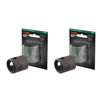 CURT (2-Pack) Replacement Swivel Jack Male Pipe Mount (5/8" Pin Hole, Packaged)