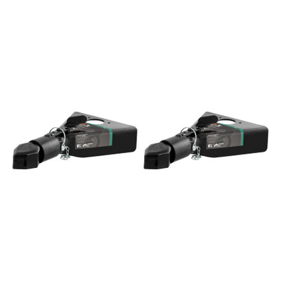 CURT (2-Pack) 2" A-Frame Coupler with Sleeve-Lock (7,000 lbs, Black)