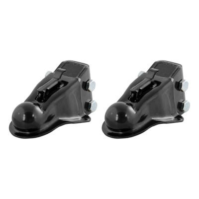 CURT (2-Pack) 2-5/16" Channel-Mount Coupler with Easy-Lock (14,000 lbs, Black)