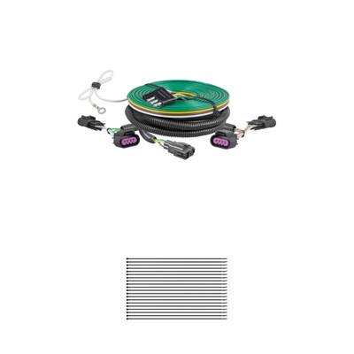 CURT Custom Towed-Vehicle RV Wiring Harness, Select Chevrolet Equinox, GMC Terrain Trailer Connector Kit