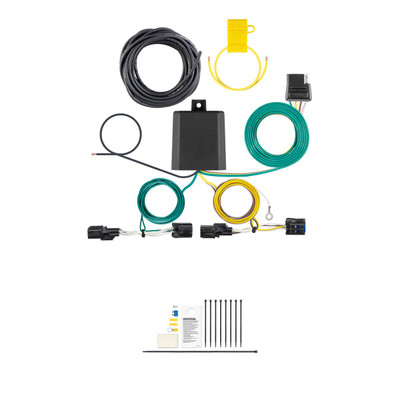 CURT Custom Wiring Harness, 4-Way Flat Output, Select Hyundai Ioniq 5 Trailer Connector Kit