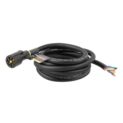 CURT Replacement 7-Way RV Blade with 10' Wires (Trailer Side) Trailer Connector Kit