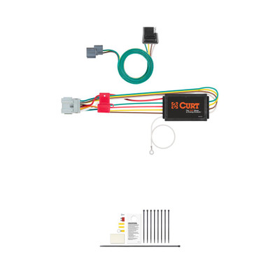 CURT Custom 4-Flat, Select Honda Element, OEM Tow Package Required Trailer Connector Kit