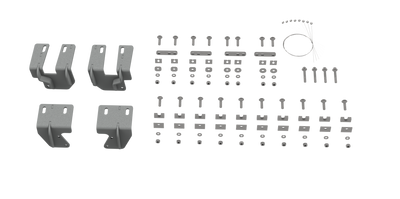 B&W Trailer Hitches Custom Installation Brackets For Universal Mounting Rails For Some GM Trucks Fifth Wheel Trailer Hitch Bracket BQVLRVR2505