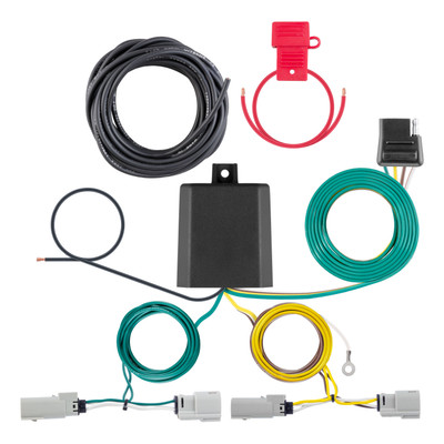 CURT 56548 Vehicle-Side Custom 4-Pin Trailer Wiring Harness, Fits Select Ford Transit 350 Dual Rear Wheel