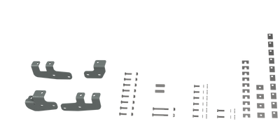 2014-2022 Ram 2500 B&W Custom Installation Kit For Universal Mounting Rails For Some RAM Trucks RVK2602