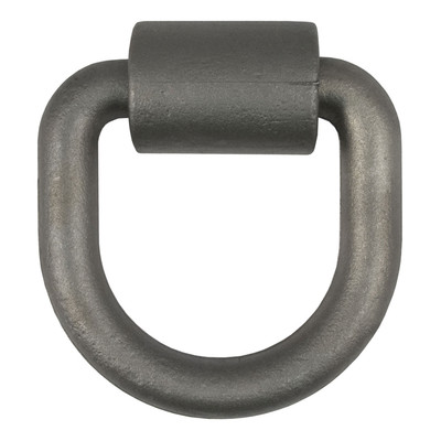 CURT 3" x 3" Weld-On Tie-Down D-Ring (8,833 lbs, Raw Steel) Tow Ring