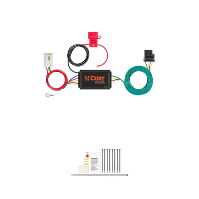 CURT Custom 4-Flat, Select Mitsubishi Outlander PHEV, OEM Tow Package Required Trailer Connector Kit