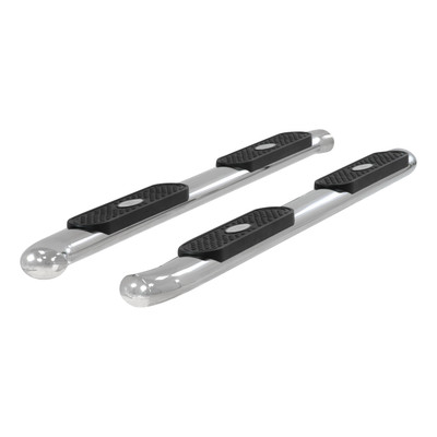 ARIES 4" Polished Stainless Oval Side Bars, Select Jeep Grand Cherokee Step Nerf Bar Kit