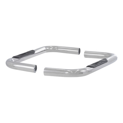ARIES 3" Round Polished Stainless Side Bars, Select Chevrolet, GMC Blazer K5 Step Nerf Bar Kit