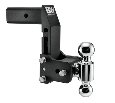 B&W 14.5K 7" Drop 7.5" Rise (2-5/16", 2" Balls) Adjustable Ball Mount Hitch For 2-1/2" Recievers  TS20066BMP