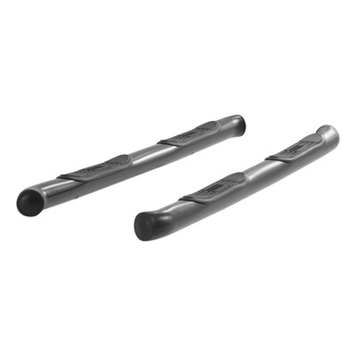 ARIES 3" Round Black Steel Side Bars, Select Honda Pilot Step Nerf Bar Kit