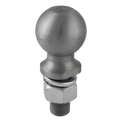 CURT 2-5/16" Trailer Ball (1" x 2-1/4" Shank, 12,000 lbs., Raw Steel) Trailer Hitch Ball