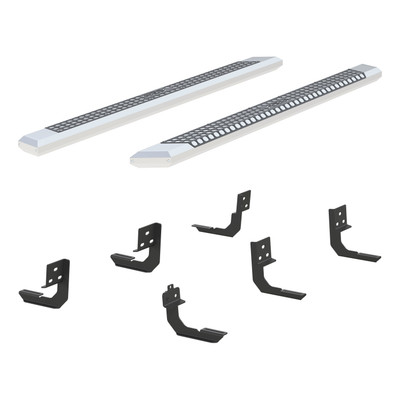 ARIES AdvantEDGE 5-1/2" x 91" Chrome Aluminum Side Bars, Select Dodge, Ram 2500, 3500 Step Nerf Bar Kit