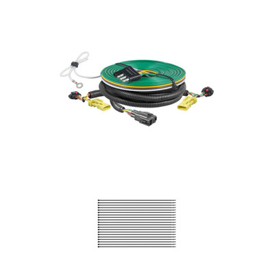CURT Custom Towed-Vehicle RV Wiring Harness, Select Chevrolet Traverse Trailer Connector Kit