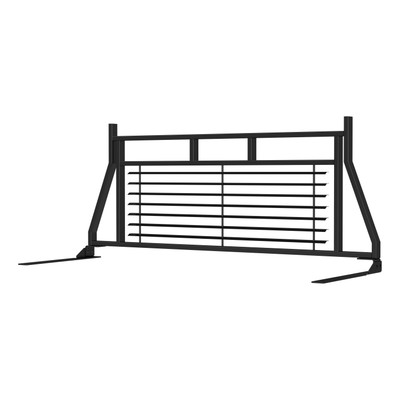 ARIES Classic Black Steel Headache Rack, Select Ford F-250, F-350, F-450 Super Duty Truck Cab Protector / Headache Rack