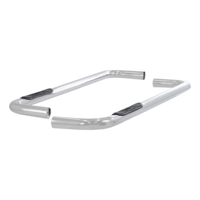 ARIES 3" Round Polished Stainless Side Bars, Select Chevrolet, GMC C, K Step Nerf Bar Kit