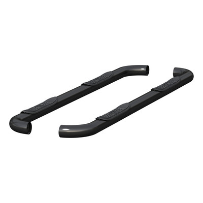ARIES 3" Round Black Stainless Side Bars, Select Dodge, Ram 1500, 2500, 3500 Step Nerf Bar Kit
