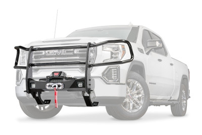 Warn 108226 Grille Guard Kit - Sierra 1500, Steel, Black