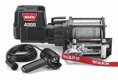 Warn 94000 4000lb DC Utility Winch 12V Sealed Motor