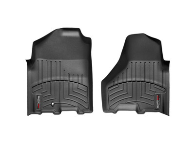 WeatherTech FloorLinerTM DigitalFit; Black; Front 442161