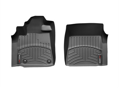 WeatherTech FloorLinerTM DigitalFit; Black; Front 444081