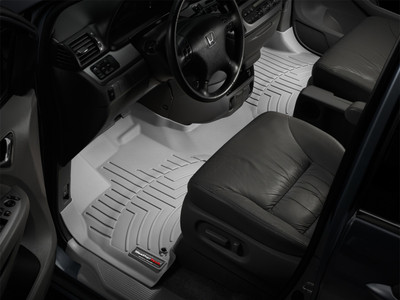 WeatherTech FloorLinerTM DigitalFit; Gray; Front; Over The Hump 463171