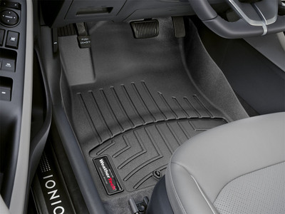 WeatherTech FloorLinerTM DigitalFit; Black; Front 441151