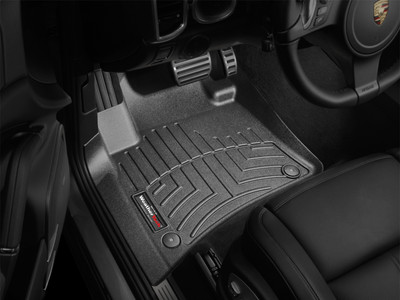 WeatherTech FloorLinerTM DigitalFit; Black; Front 443331