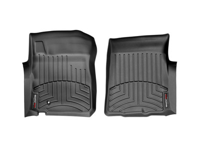 WeatherTech FloorLinerTM DigitalFit; Black; Front 440481