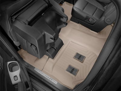 WeatherTech FloorLinerTM DigitalFit; Tan; Rear and Third Row; 1 Piece 456073