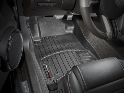 WeatherTech FloorLinerTM DigitalFit; Black; Front 442761
