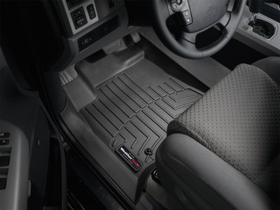 WeatherTech FloorLinerTM DigitalFit; Black; Front 442771
