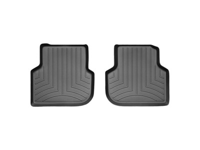 WeatherTech FloorLinerTM DigitalFit; Black; Rear; 2 Pieces 443382